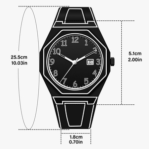 High Quality Fashion Creative Sketch Quartz <b>Watch</b> Polycarbonate <b>Case</b> Men's Quartz Date <b>Watch</b> Hot Selling Anime Style - Product Image 5