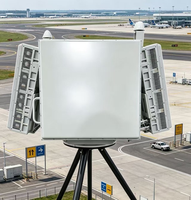 3D Low-Altitude Radar 20km Max Range UAV Detection System for Prison and Power Plant Protection