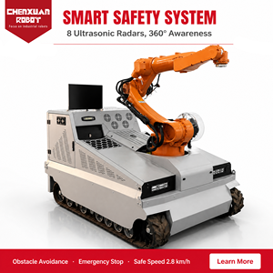 Robot de soudage automoteur sur chenilles robuste à haute capacité de charge pour le soudage industriel sur site - Product Image 2
