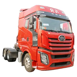 Birinci sınıf kalite Faw J6P530 6x4 kullanılan traktör kamyon kafa satılık ikinci el römork satılık zambiya