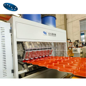 Máquina para Fabricar Tejas Españolas Sevenstars, Línea de Producción de Tejas Esmaltadas, Nuevo Material PVC + ASA - Product Image 2