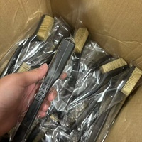 Logo personnalisé manche en plastique avec brosse en poils de sanglier brosse d'escalade pour toutes les prises d'escalade et types de craies d'escalade