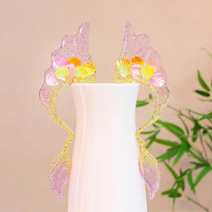 YS elfe oreille Clip papillon fée aile boucles d'oreilles Silicone moule bricolage à la main femmes pendentif breloques ornement résine époxy coulée moule - Product Image 3