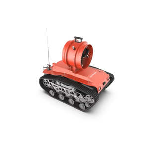 Robot de sécurité mobile avec châssis à chenilles, plateforme robotisée de lutte contre les incendies pour terrains difficiles - Product Image 6
