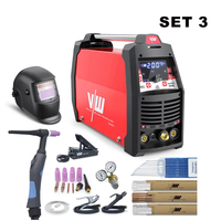 VECTOR AC DC Plasma TIG MMA Welder 220V Cutter Aluminum Welding Machine German Brand Newyork2500