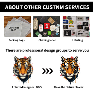 Camiseta de algodón puro de 300g con doble hilo, cuello pequeño, color liso, manga corta, estilo vintage, corte holgado, unisex, a la moda, transfronteriza. - Product Image 6