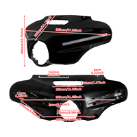 Cache-phare extérieur Batwing pour moto Harley Touring Electra Street Glide Ultra 2014-2024