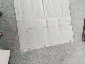 Precio al por mayor hecho en China Panel de barrera de ruido de sonido hecho de lona ignífuga de Pvc para control de sonido - Product Image 4