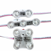 Módulo LED SMD2835 de Alta Calidad, 2, 3 y 4 LED, DC12V, IP68, Resistente al Agua, Alta Luminosidad, Módulos LED K8 para Letreros Luminosos