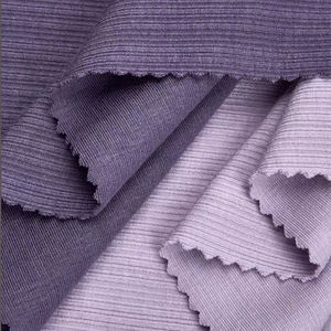 40S Viscose Acrylique <span class=keywords><strong>Stretch</strong></span> Double Face Needle-Out Rib Knit Fabric Textured Thermal Material for Base Layers - Product Image 2