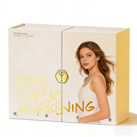Boîtes cadeaux rigides aseptiques à double porte personnalisées ISO9001, emballage cosmétique et parfum haut de gamme, pelliculage mat, personnalisé pour le Nouvel An chinois