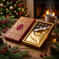 Boîte d'emballage de chocolat de luxe en gros |   Boîte cadeau rigide avec logo personnalisé imprimé |   Solutions sur mesure directement de l'usine