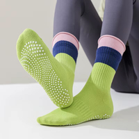 Échantillon gratuit bas quantité minimale de commande Pilates Yoga chaussettes femmes respirant Ballet Pilates chaussettes Fitness antidérapant Grip Yoga chaussettes