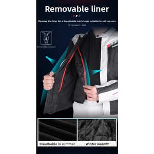 À la mode quatre saisons imperméable chaud chevalier veste nouveau sport divertissement moto course costumes pour tout-terrain montagne - Product Image 5