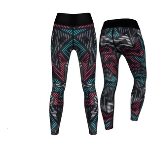 Mallas deportivas de Yoga para mujer, pantalones largos coloridos, con logotipo personalizado, color gris, suaves, OEM - Product Image 1