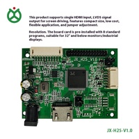 Einzelner HDMI-Eingang LCD LVDS Monitor-Steuerplatine Auflösung bis zu 1920x1080 und Auflösungsanpassung über Kurzdraht