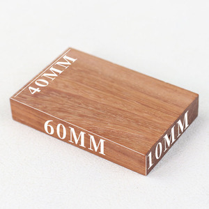 Burma Rosewood Pendant 60x40x10mm Blank Laser Engraving DIY Jewelry Finding - Product Image 1