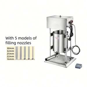 Machine à farcir <span class=keywords><strong>les</strong></span> saucisses verticale compacte conçue pour une utilisation commerciale à petite échelle - Product Image 2