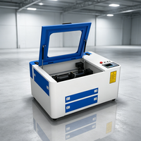 Machine de gravure laser CO2 compacte de bureau 6040 50-130W pour acrylique, bois, artisanat, fabrication de cadeaux, gain de place, portable, personnalisable OEM