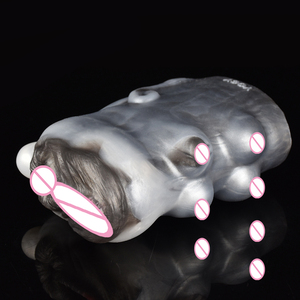 YOCY Masturbateur Masculin à bouche animale en silicone réaliste pour hommes réduit la sensibilité et prolonge le temps d'érection - Product Image 4