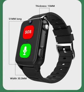 Bracelet intelligent GPS 4G pour personnes âgées, historique de localisation 850mAh 60 jours, SOS Geo-Fence Anti-Lost, caméra version globale <span class=keywords><strong>montre</strong></span> intelligente - Product Image 6