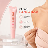 Fournisseur OEM de colle corporelle, marque privée, adhésif roll-on lavable à l'acide hyaluronique pour les soins de la peau