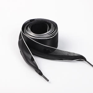 เชือกผูกรองเท้าผ้าไหมแบบแบนกว้าง 3.8 ซม. ลายหัวใจ 1 คู่ สำหรับรองเท้าฝึกซ้อมเต้น สไตล์หวานแบบนักเรียน - Product Image 6