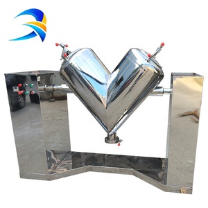 Agitateur en forme de V à agitation forcée avec pompe à vide 1,65 kW automatique en acier inoxydable SUS316 - Product Image 3