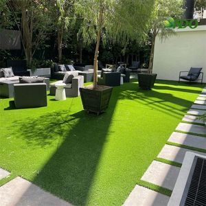 <span class=keywords><strong>Gazon</strong></span> <span class=keywords><strong>artificiel</strong></span> ignifuge perméable, tapis de pelouse rouge, <span class=keywords><strong>gazon</strong></span> synthétique sur mesure, hauteur de poil de 50 mm - Product Image 5