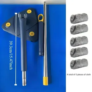 <strong>360</strong> <strong>Degree</strong> Rotating <strong>Triangle</strong> Mop Adjustable Retractable for Comprehensive Cleaning on All Surfaces Perfect for Cleaning - Product Image 6
