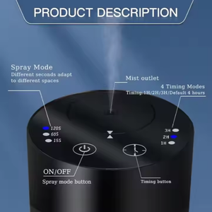 Yeni stil ev aletleri taşınabilir susuz şarj edilebilir 20mll USB araba difüzör ev Mini ultrasonik araba koku yayıcı - Product Image 5