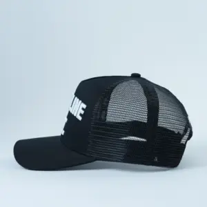คุณภาพสูง 3D ปัก 5 แผงตาข่ายผ้าฝ้าย Streetwear หมวกขายส่งหมวก Trucker พร้อมโลโก้ที่กําหนดเอง