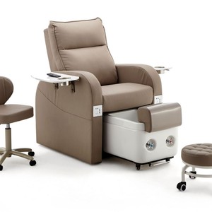 Sillón de Pedicura Multifuncional de Lujo Moderno y Personalizado con Masaje y Baño de Pies Eléctrico, Muebles Ajustables para Salón de Spa - Product Image 5