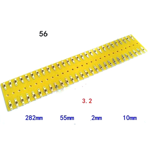 #CKX9077 56-position 3.2 pure copper welding strip / Tag Board Terminal Strip for Guitar <strong>Tube</strong> Amp DIY Classic - Product Image 1