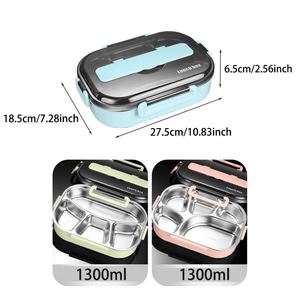 Wholesale <b>Lunch</b> <b>Box</b> 304 Stainless Steel Food Grade <b>Lunch</b> <b>Box</b> with Plastic Lid for Students Work Offices Picnic Bento <b>Box</b> - Product Image 2