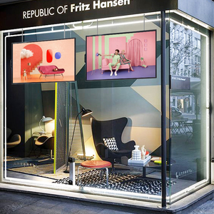 43 pollici vetrina interna rivolto verso schermo LCD commerciale ascensore pubblicità schermo Smart TV Windows <span class=keywords><strong>Digital</strong></span> <span class=keywords><strong>Signage</strong></span> - Product Image 3