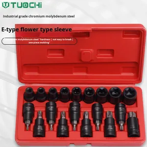 Jeu d'outils pour douilles à tête hexagonale E-Type Large Flying Key Flower Socket E10 <span class=keywords><strong>E16</strong></span> E18 E20 E22, douilles internes à six pans - Product Image 1