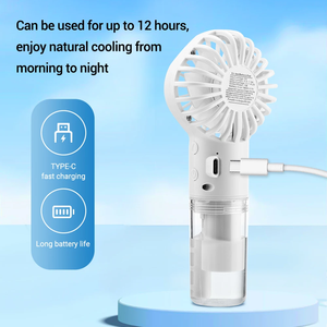 USB Rechargeable Portable Humidifier <strong>Mist</strong> Cooler Handheld Mini Air Conditioner for Home/Office/Dorm Electric Air <strong>Cooling</strong> <strong>Spray</strong> - Product Image 6
