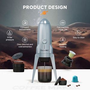 New Design <b>Portable</b> <b>Coffee</b> <b>Maker</b> Mini Espresso <b>Coffee</b> <b>Maker</b> With Heating Function - Product Image 5