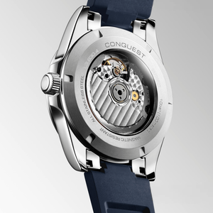 Reloj Mecánico Automático para Hombre con Esfera Azul Sunburst, Ventana de Fecha, Cristal de Zafiro y Correa de Goma, Reloj Deportivo de Pulsera - Product Image 4