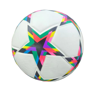 Ballon de football de taille officielle en gros, bon marché, cousu à la machine - Product Image 3