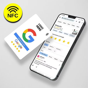Cartes de visite Google <span class=keywords><strong>QR</strong></span> RFID NFC avec <span class=keywords><strong>application</strong></span> hôtelière, cartes de commentaires personnalisées, 13,56 MHz - Product Image 4