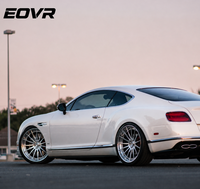 Rines Forjados EVOR Cromados 5x114.3 5x130 6x139.7 5x120 con Radios de Alambre 15 16 18 19 20 22 23 para Autos AUDI, Tesla, BMW