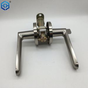 Satin Nickel Finish Keyed Privacy Passage Dummy Heavy Duty Door Handle <b>Lock</b> - Product Image 3