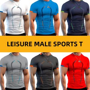 AI-MICH <b>Men's</b> Woven Gym T-Shirt-Quick Dry Breathable 100% Polyester Sporty Short Sleeve for Fitness & Bodybuilding - Product Image 6