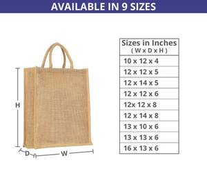 Bolsa de Mano Reutilizable Ecológica y Natural, Bolsa de Yute Personalizada para Compras, Supermercado, Playa, Viajes Diarios - Product Image 6