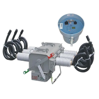 Interruptor de rotura de carga SF6 LBS para exteriores, seccionador, 12kv, 24kv, 36kv, poste montado con controlador