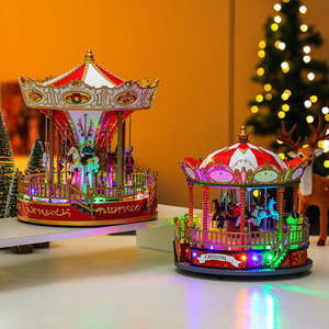 Nueva Caja Musical de Carrusel Navideño, Decoración Navideña, Regalo de Navidad - Product Image 3