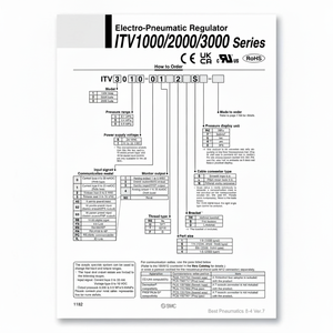 Equipo eléctrico regulador electroneumático SMC Pneumatics - Product Image 1