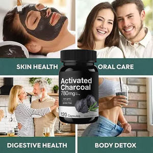 Ausreson OEM Geactiveerde Houtskool Detox Afvalcapsules Private Label Lever Darm Colon Reiniging Vegan Geactiveerde Houtskool Capsules - Product Image 3